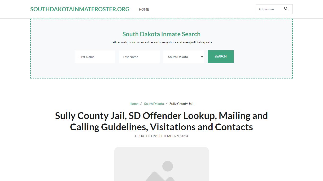 Sully County Jail, SD: Inmate Search Options, Visitations, Contacts